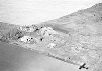 Aerial photograph of a farm in Saskatchewan (21-45-15-W3)