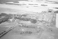 Aerial photograph of a farm in Saskatchewan (45-15-W3)