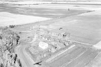 Aerial photograph of a farm in Saskatchewan (12-45-18-W3)