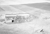 Aerial photograph of a farm in Saskatchewan (21-45-18-W3)