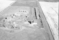 Aerial photograph of a farm in Saskatchewan (15-45-18-W3)