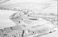 Aerial photograph of a farm in Saskatchewan (23-45-18-W3)