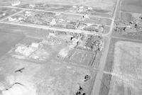 Aerial photograph of a farm in Saskatchewan (31-45-18-W3)