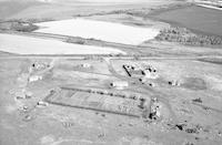 Aerial photograph of a farm in Saskatchewan (47-13-W3)