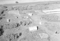 Aerial photograph of a farm near Paynton, SK (12-47-21-W3)