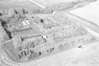 Aerial photograph of a farm in Saskatchewan (14-47-21-W3)