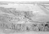 Aerial photograph of a farm near Paynton, SK (26-47-21-W3)