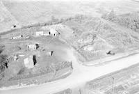 Aerial photograph of a farm in Saskatchewan (28-47-21-W3)