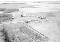 Aerial photograph of a farm in Saskatchewan (38-11-W3)