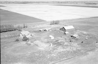 Aerial photograph of a farm in Saskatchewan (38-11-W3)