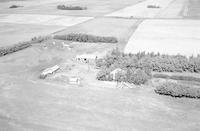 Aerial photograph of a farm in Saskatchewan (38-12-W3)