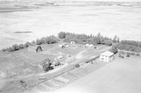 Aerial photograph of a farm in Saskatchewan (38-12-W3)
