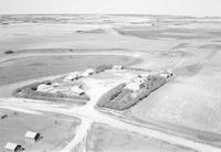 Aerial photograph of a farm in Saskatchewan (38-12-W3)