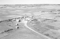 Aerial photograph of a farm in Saskatchewan (38-12-W3)