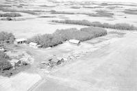 Aerial photograph of a farm in Saskatchewan (38-12-W3)