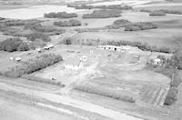 Aerial photograph of a farm in Saskatchewan (40-12-W3)