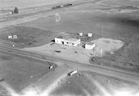 Aerial photograph of a farm in Saskatchewan (40-20-W3)