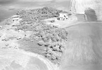 Aerial photograph of a farm near North Battleford (43-15-W3)