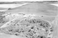 Aerial photograph of a farm in Saskatchewan (43-15-W3)