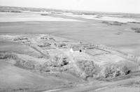 Aerial photograph of a farm in Saskatchewan (44-12-W3)