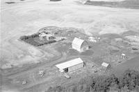 Aerial photograph of a farm in Saskatchewan (45-7-W3)