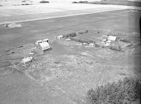 Aerial photograph of a farm in Saskatchewan (45-7-W3)