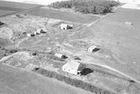 Aerial photograph of a farm in Saskatchewan (45-16-W3)