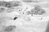 Aerial photograph of a farm in Saskatchewan (26-45-16-W3)