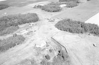 Aerial photograph of a farm in Saskatchewan (45-16-W3)