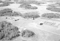 Aerial photograph of a farm in Saskatchewan (45-16-W3)