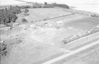 Aerial photograph of a farm in Saskatchewan (45-16-W3)