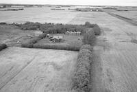 Aerial photograph of a farm in Saskatchewan (46-6-W3)