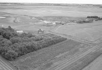 Aerial photograph of a farm in Saskatchewan (46-6-W3)