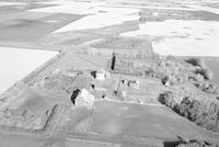 Aerial photograph of a farm in Saskatchewan (46-18-W3)