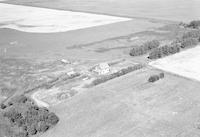 Aerial photograph of a farm in Saskatchewan (15-45-16-W3)