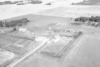 Aerial photograph of a farm in Saskatchewan (45-16-W3)