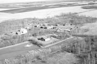 Aerial photograph of a farm in Saskatchewan (48-4-W3)