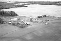 Aerial photograph of a farm in Saskatchewan (48-4-W3)