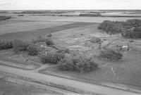 Aerial photograph of a farm in Saskatchewan (48-4-W3)