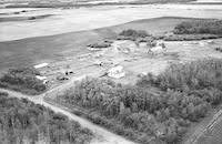 Aerial photograph of a farm in Saskatchewan (48-4-W3)