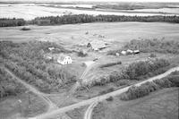 Aerial photograph of a farm in Saskatchewan (48-4-W3)