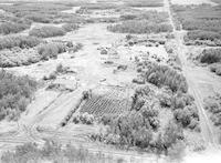 Aerial photograph of a farm in Saskatchewan (34-48-24-W3)