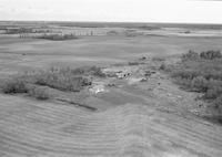 Aerial photograph of a farm in Saskatchewan (49-2-W3)