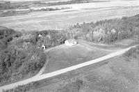 Aerial photograph of a farm in Saskatchewan (49-2-W3)