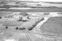 Aerial photograph of a farm in Saskatchewan (15-49-23-W3)