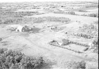 Aerial photograph of a farm in Saskatchewan (50-20-W3)