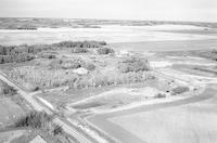 Aerial photograph of a farm in Saskatchewan (50-20-W3)