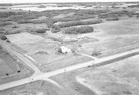 Aerial photograph of a farm in Saskatchewan (27-50-20-W3)