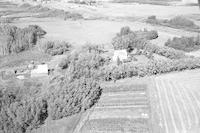 Aerial photograph of a farm in Saskatchewan (21-50-20-W3)