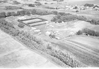 Aerial photograph of a farm in Saskatchewan (20-50-20-W3)